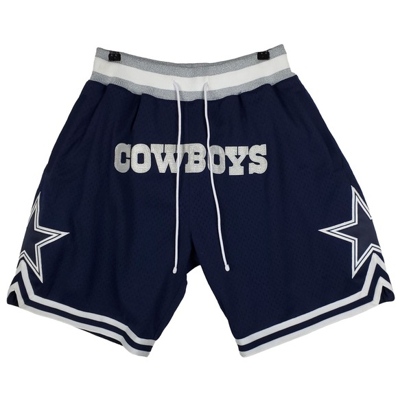 Just Don Dallas Cowboys Mitchell & Ness‎ NFL Medium Jersey Shorts New **DEFECT**